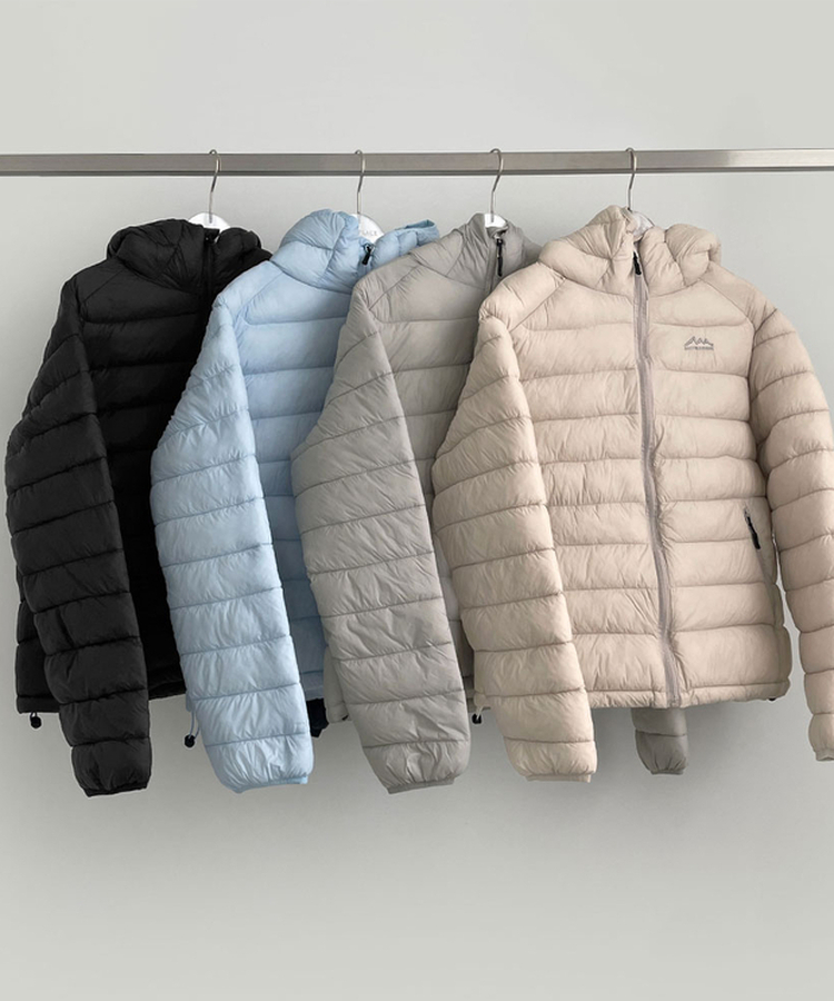 트렌디 경량 하이넥 2way 스트링 패딩