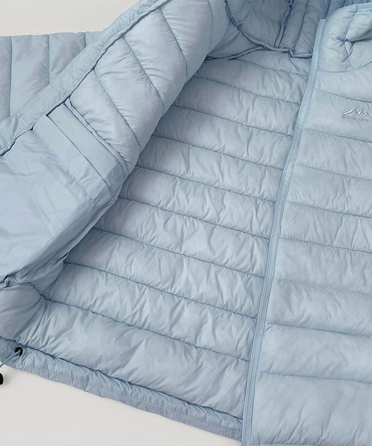 트렌디 경량 하이넥 2way 스트링 패딩