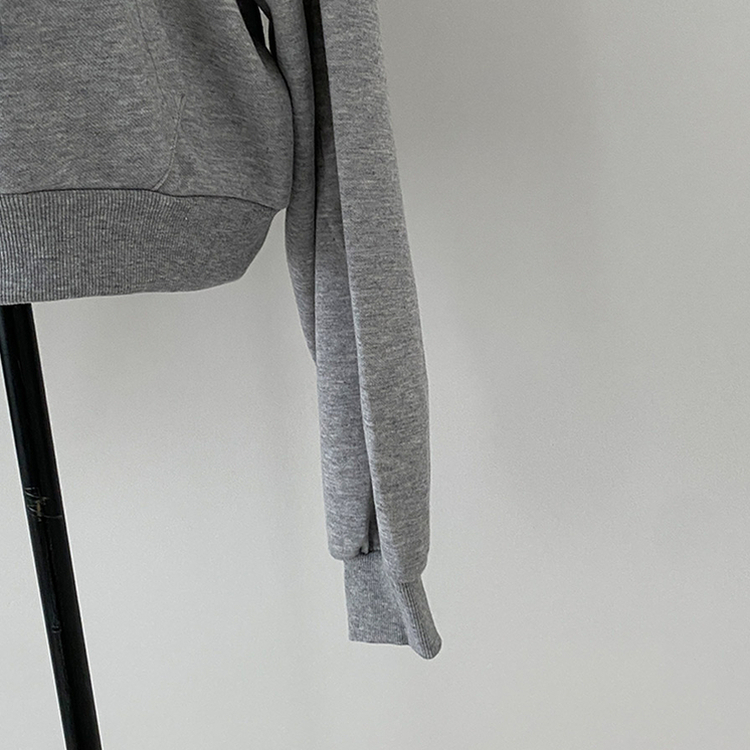 프리티모션 레터링 투웨이 후드 집업