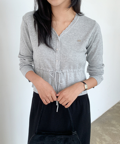 オブジェガーディガン MELANGE GRAY