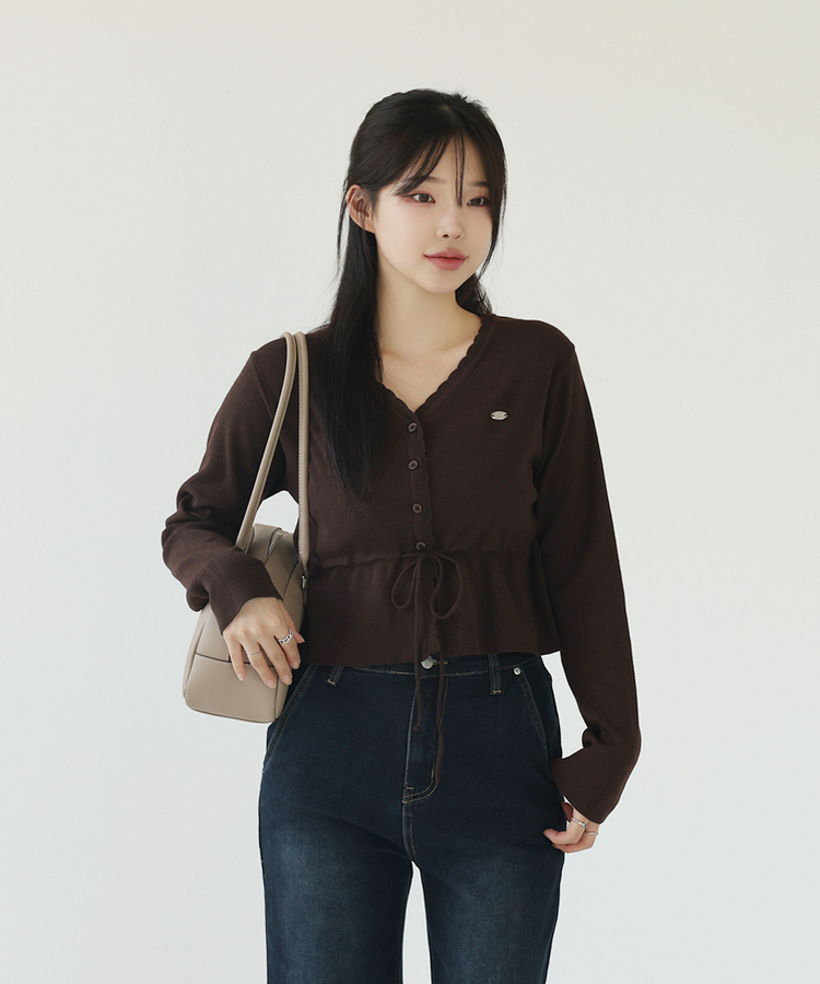 オブジェガーディガン BROWN