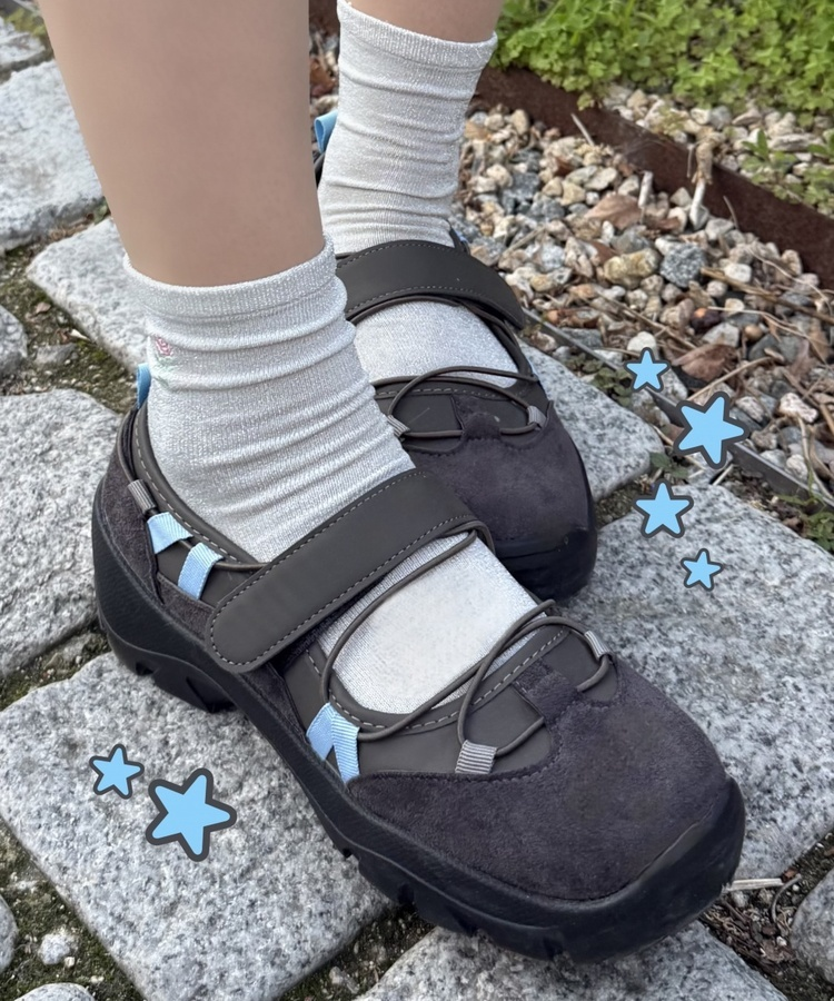 メリージェーンスニーカー GRAY