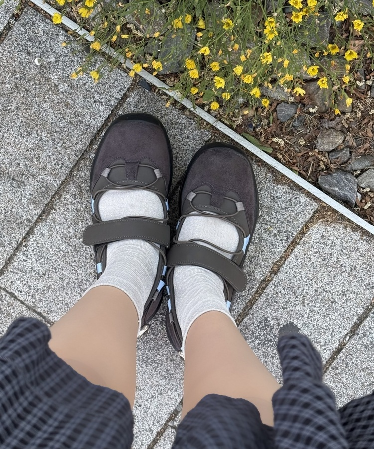 メリージェーンスニーカー GRAY