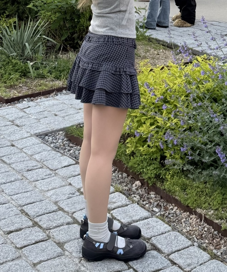 メリージェーンスニーカー GRAY