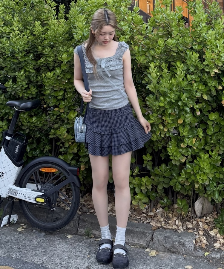 メリージェーンスニーカー GRAY