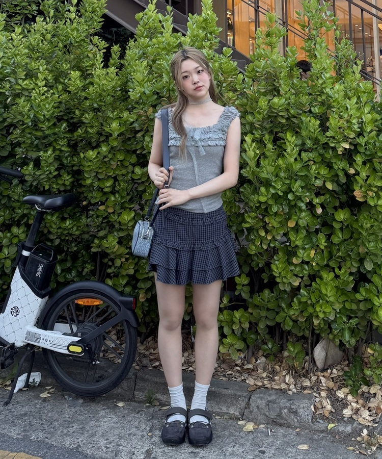 メリージェーンスニーカー GRAY