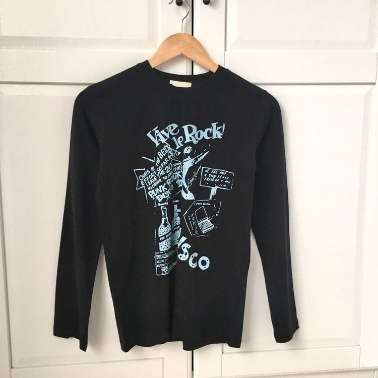 ビンテージプリンティング長袖Tシャツ