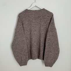 힙덮는길이 포근한 브이넥 아방핏 모헤어 여리여리 폭닥 벌룬 니트가디건 빅사이즈