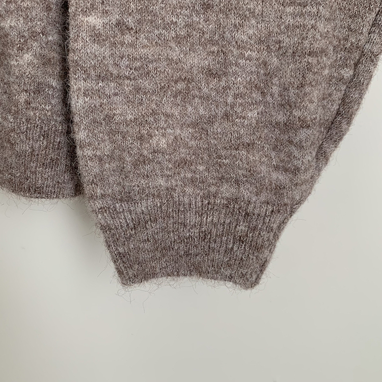 힙덮는길이 포근한 브이넥 아방핏 모헤어 여리여리 폭닥 벌룬 니트가디건 빅사이즈