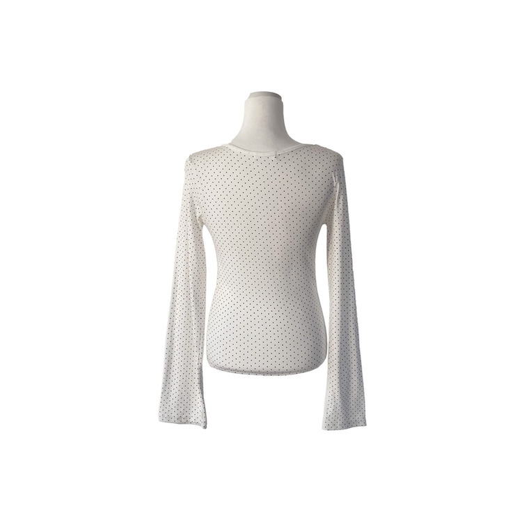 ドットラウンド長袖Tシャツ