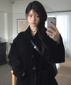 スエードフォーマルフィットジャケット BLACK