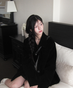 スエードフォーマルフィットジャケット BLACK