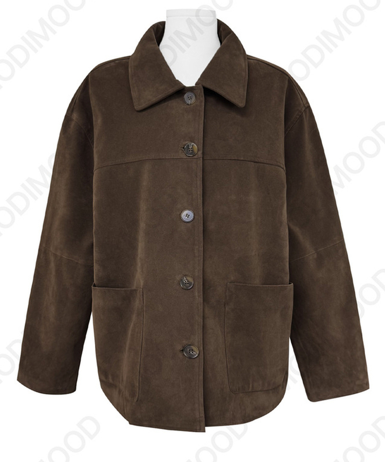 スエードフォーマルフィットジャケット