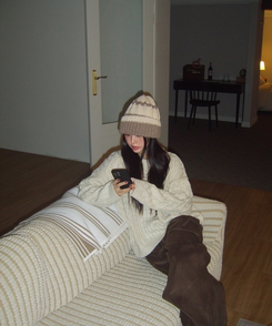 バイカラーウインタービーニー BEIGE