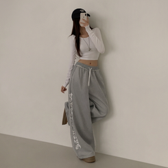 レタリングトレーニングパンツ GREY