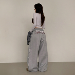 レタリングトレーニングパンツ GREY