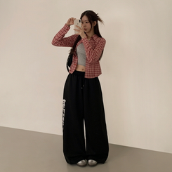 レタリングトレーニングパンツ BLACK