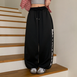 レタリングトレーニングパンツ BLACK