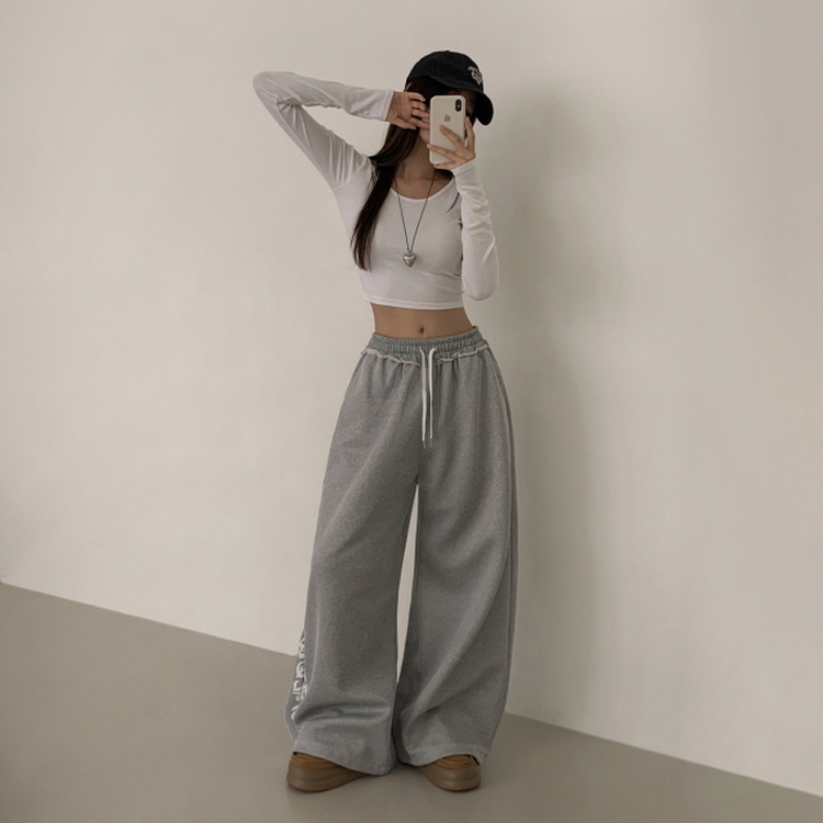 レタリングトレーニングパンツ GREY