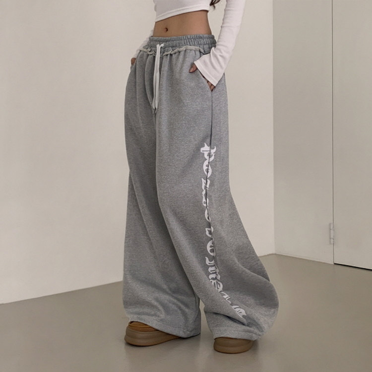 レタリングトレーニングパンツ GREY