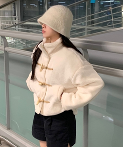 ボアウールジャンパー IVORY