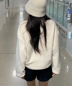 ボアウールジャンパー IVORY