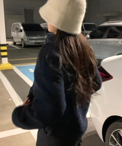 ボアウールジャンパー NAVY