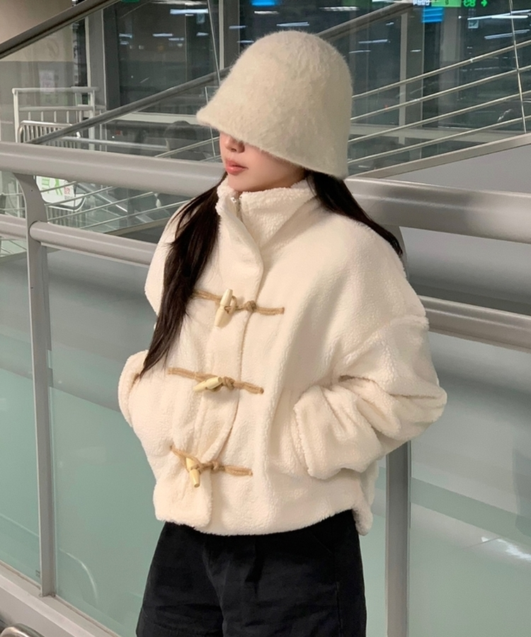 ボアウールジャンパー IVORY