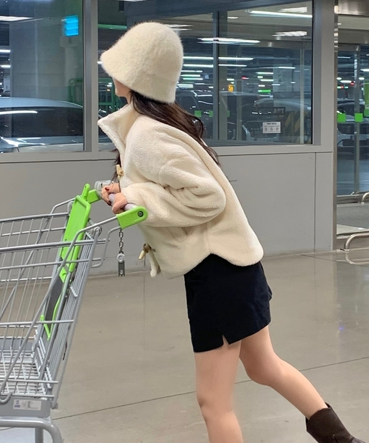 ボアウールジャンパー IVORY