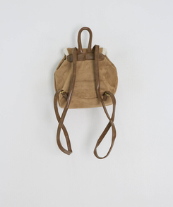 スエードボアバックパック