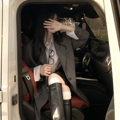 초겨울까지 리얼오버핏 소매롤업 싱글 스탠다드 박시 블레이저 하프 자켓 차콜