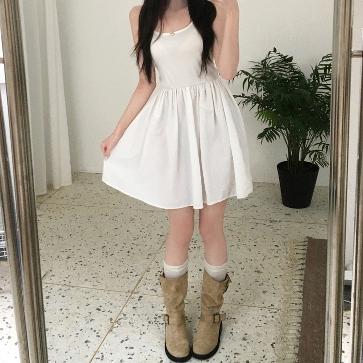 니더 스웨이드 벨트 버클 미들 부츠 워커 신발