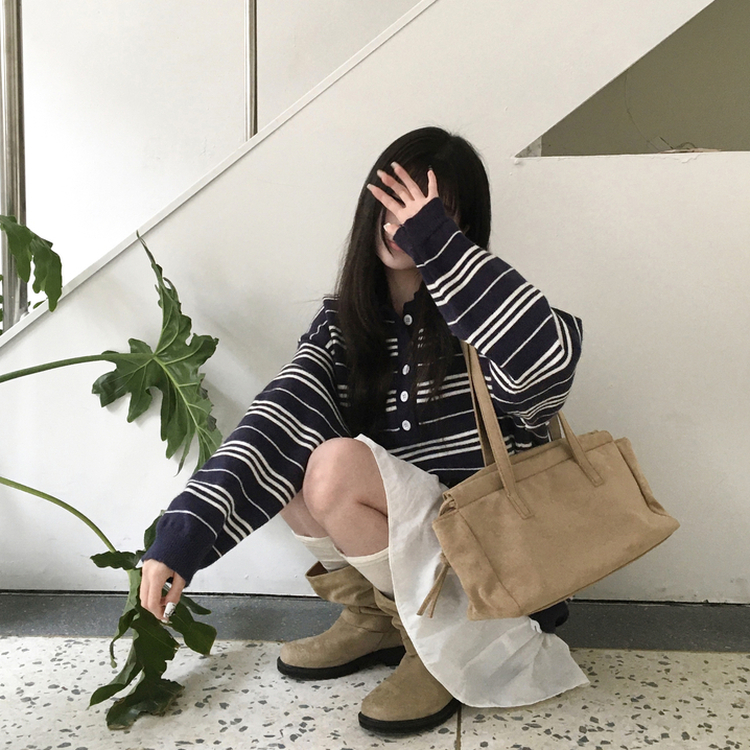 니더 스웨이드 벨트 버클 미들 부츠 워커 신발