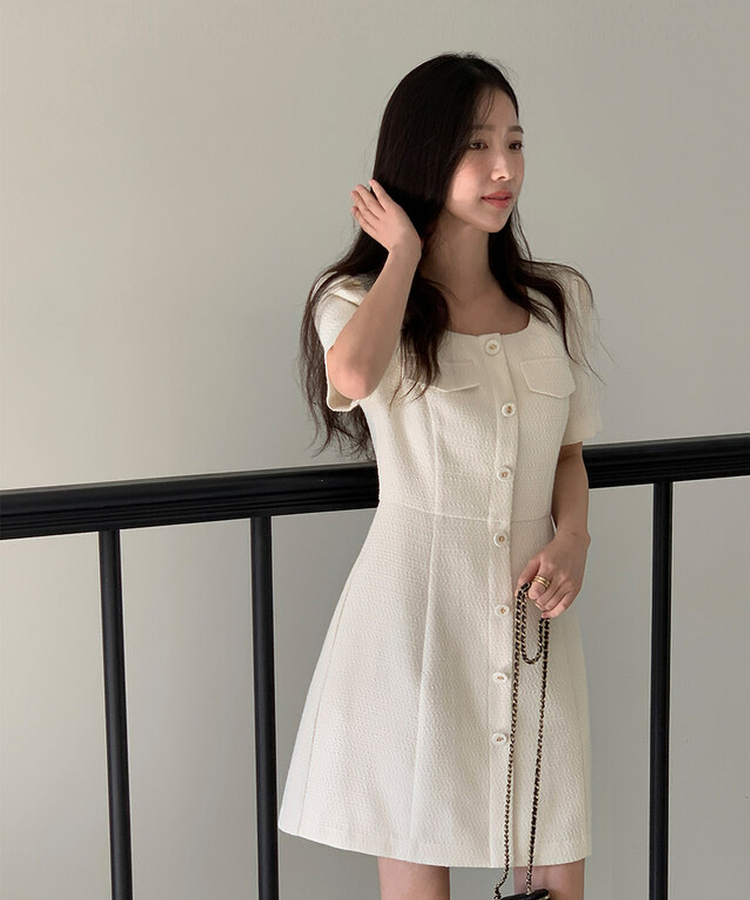 J52 M セリーヌ ひざ丈ワンピース アイボリー レディース J52 M セリーヌ ひざ丈ワンピース アイボリー レディース J52 M