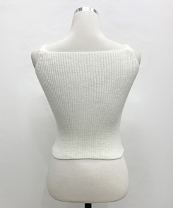 【SET】ボタンキャミソール ニットカーディガン