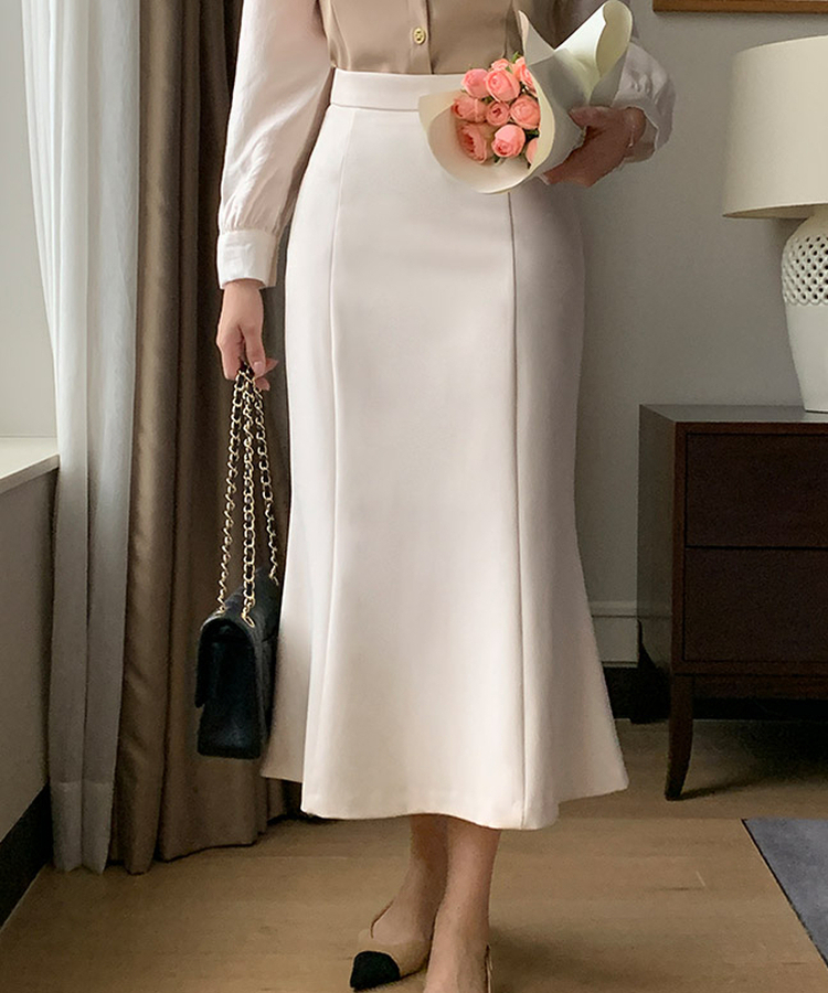 マーメイドスカート CREAM