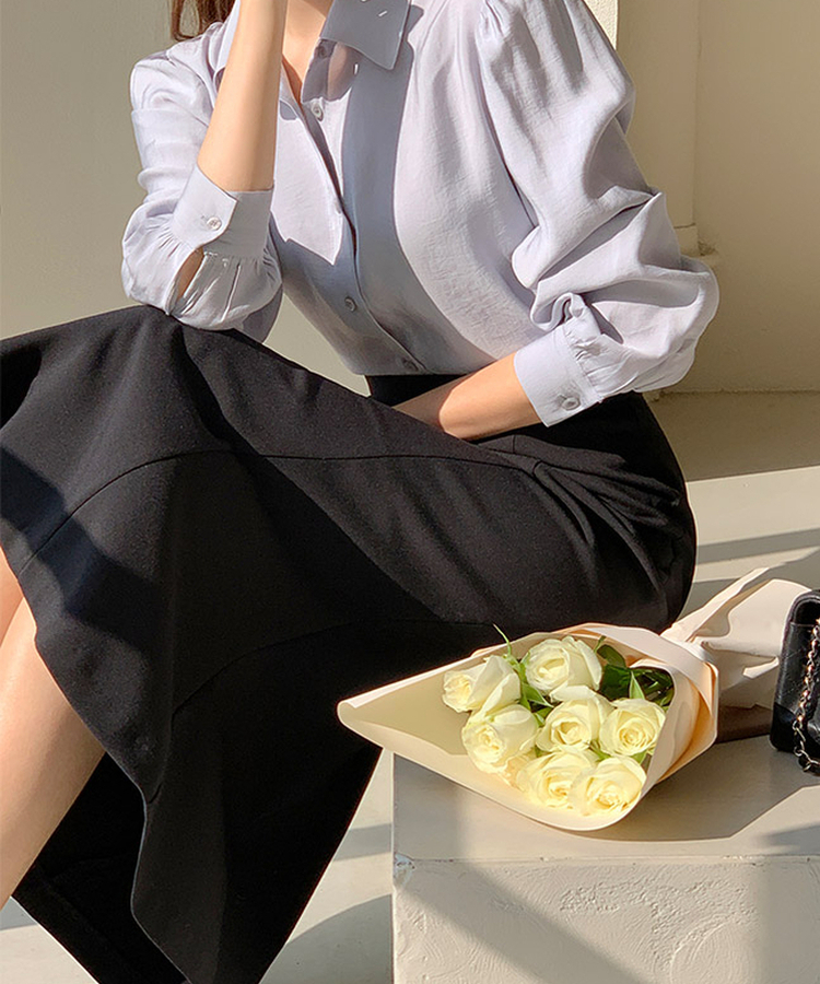 マーメイドスカート BLACK