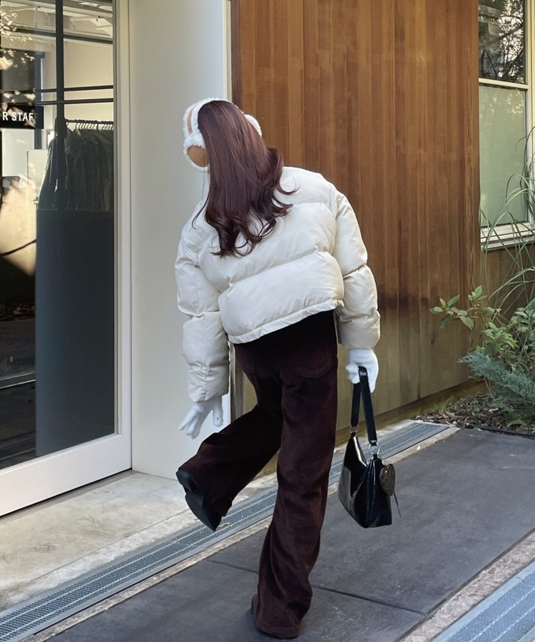 포켓 융기모 코듀로이 팬츠