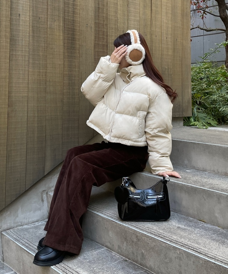 포켓 융기모 코듀로이 팬츠