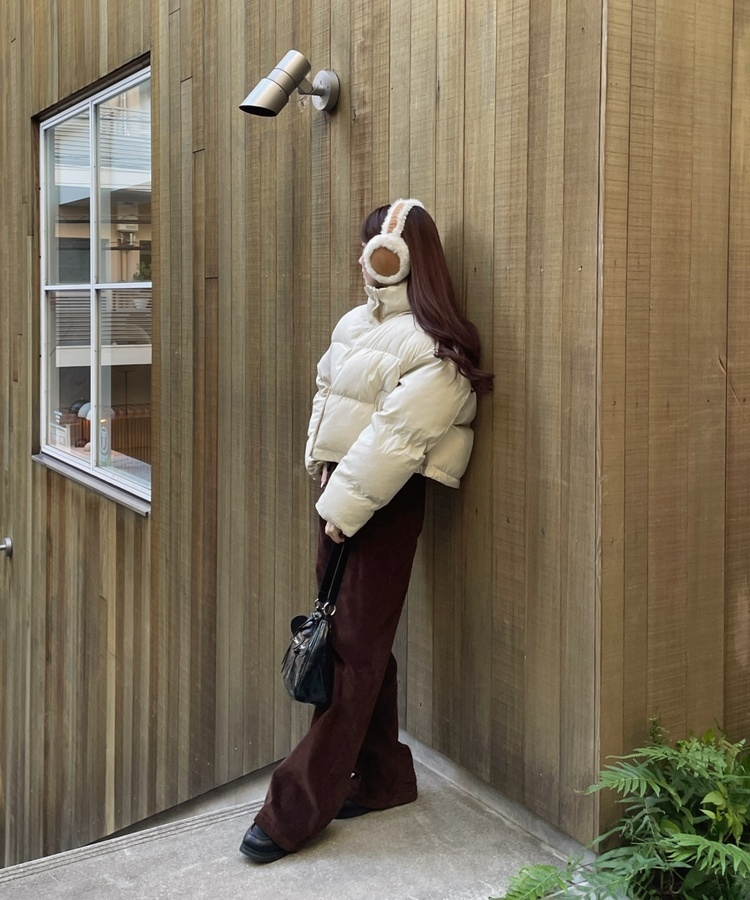 포켓 융기모 코듀로이 팬츠