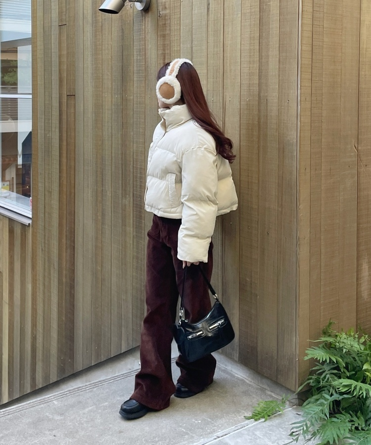 포켓 융기모 코듀로이 팬츠