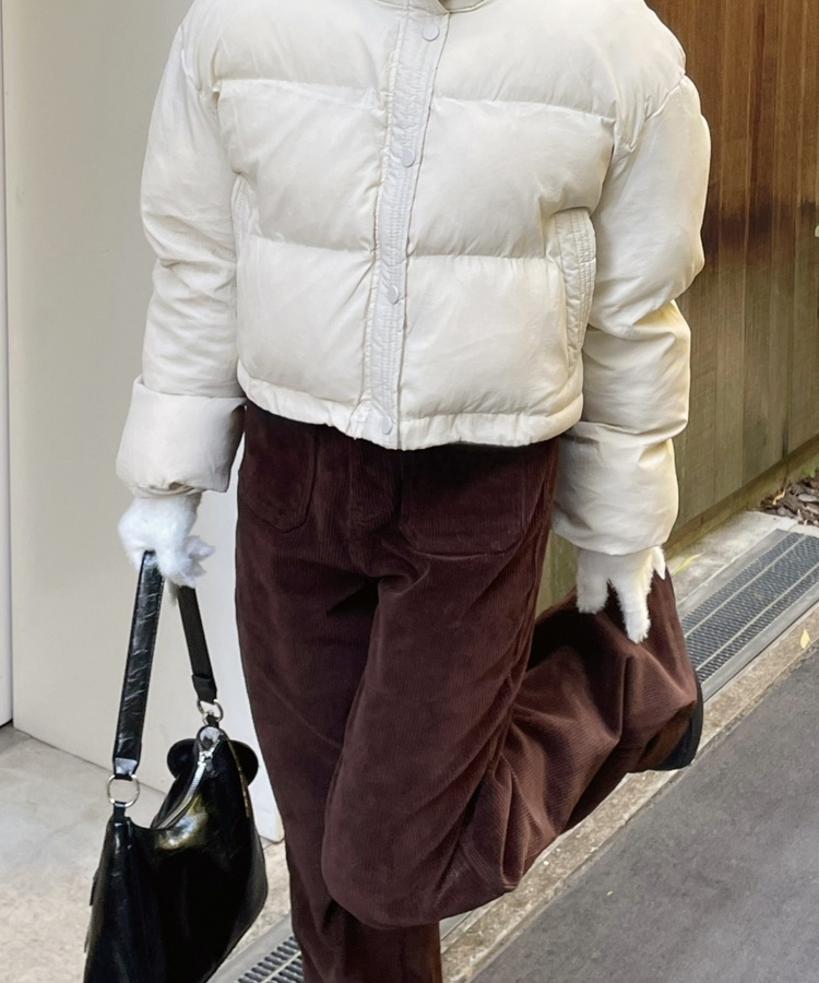 포켓 융기모 코듀로이 팬츠