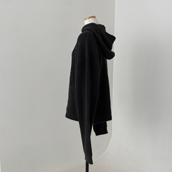 [아방소매] 위픈 빈티지 하찌 레터링 루즈핏 후드 니트