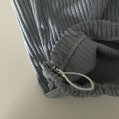 스튜 골덴 코듀로이 가죽패치 루즈 와이드 더블 핀턱 트레이닝 팬츠 6color