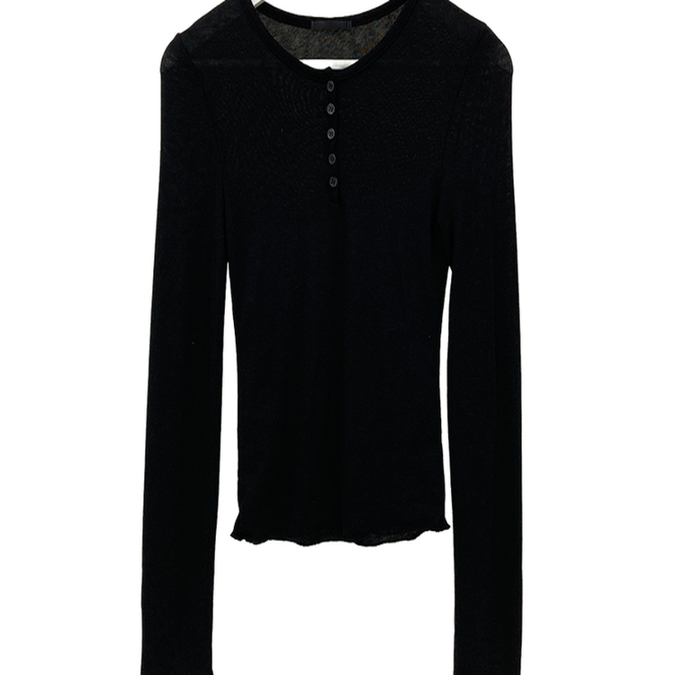 スリムインナー長袖Tシャツ