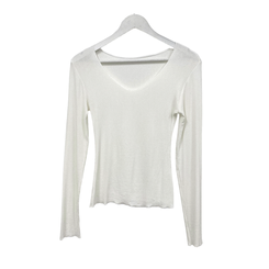 ディープVネック薄手長袖Tシャツ(6color)