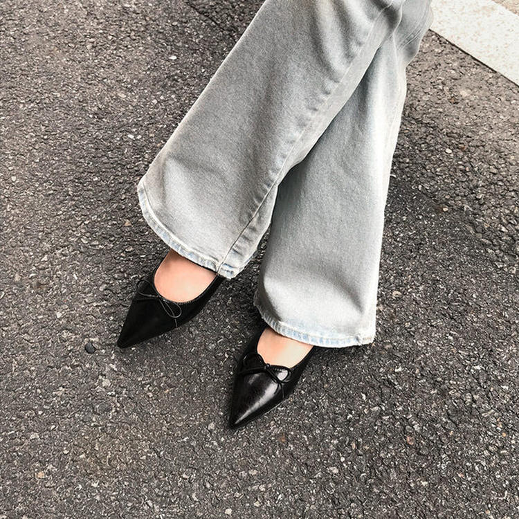 ストラップリボンフラットシューズ｜その他｜韓国ファッション