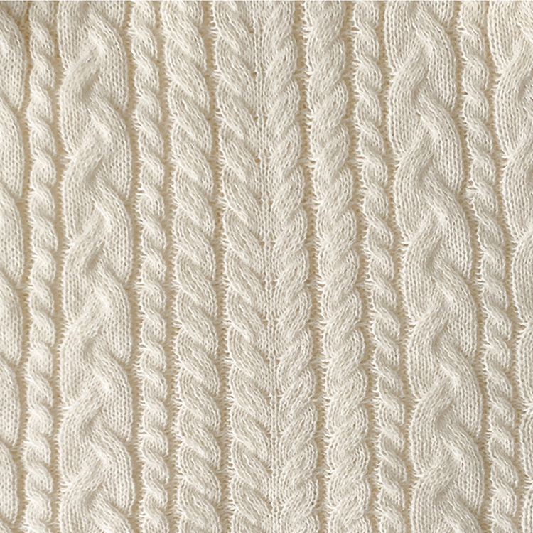 히너 브이넥 꽈배기 케이블 도톰 오버핏 박시 니트