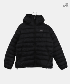フードナイロン軽量ダウンジャンパー