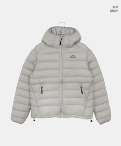 フードナイロン軽量ダウンジャンパー